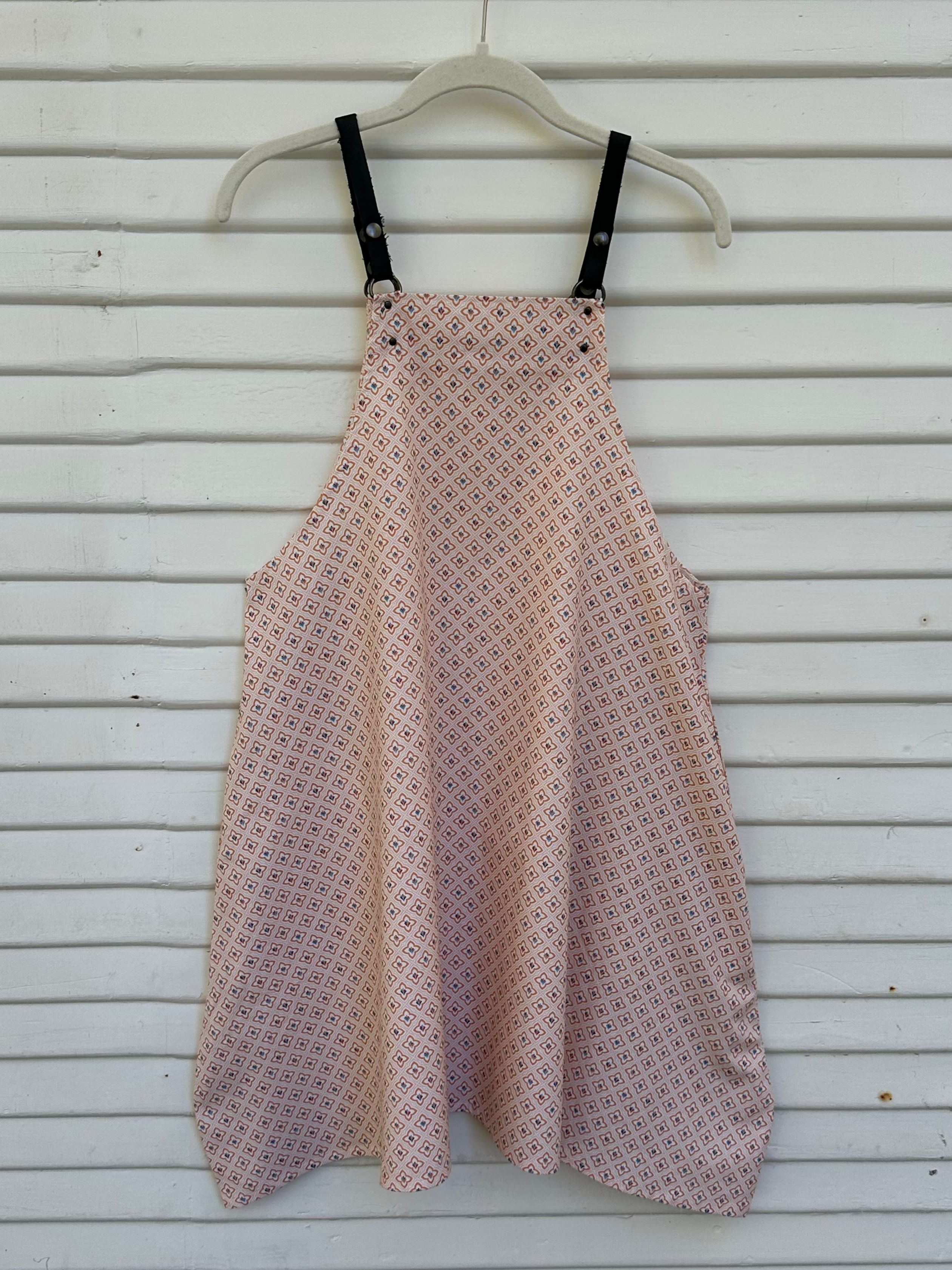 Pinnie, Apricot Print Cotton
