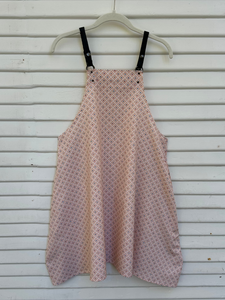 Pinnie, Apricot Print Cotton