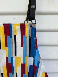 Pinnie, Mondrian Print Cotton