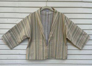 Jacket, Multistripe Stretch Cotton