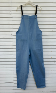 Overalls, Sky Blue Stretch Denim