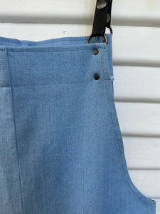 Overalls, Sky Blue Stretch Denim