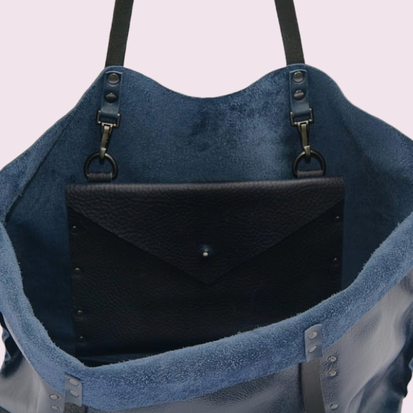 Navy Blue Tote